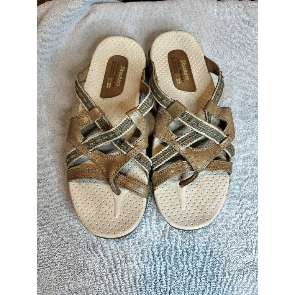 Skechers Outdoor Lifestyle Sandals Women's Size 9 Tan Taupe